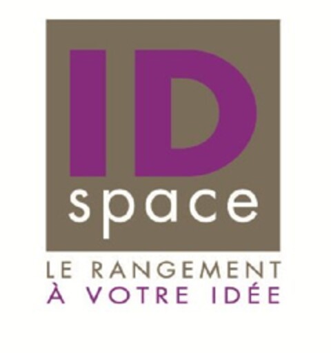 ID SPACE LE RANGEMENT A VOTRE IDEE Logo (EUIPO, 19.07.2012)