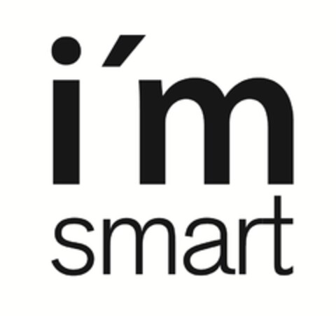 I'M SMART Logo (EUIPO, 27.12.2012)