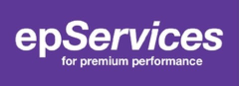 epServices for premium performance Logo (EUIPO, 08/01/2013)