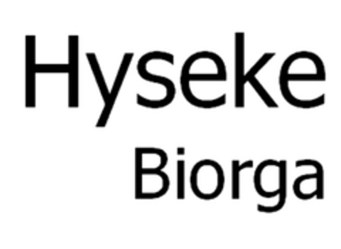 Hyseke Biorga Logo (EUIPO, 19.12.2013)