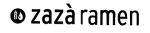 ZAZA' RAMEN Logo (EUIPO, 08.08.2014)