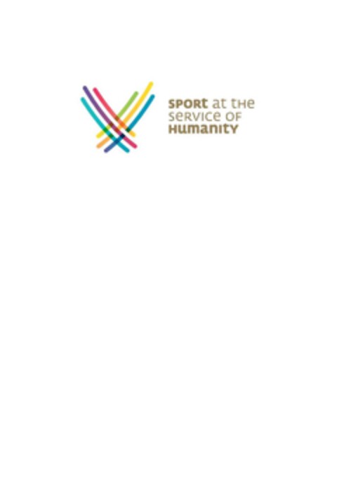 SPORT AT THE SERVICE OF HUMANITY Logo (EUIPO, 03/08/2017)