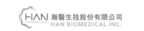 HAN HAN BIOMEDICAL INC. HAN BIOMEDICAL INC. Logo (EUIPO, 29.11.2017)