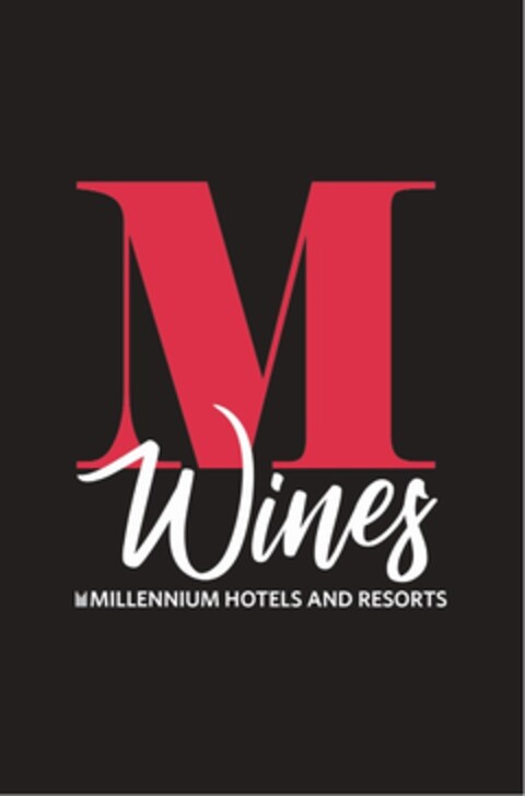 M WINES MILLENNIUM HOTELS AND RESORTS Logo (EUIPO, 16.07.2018)