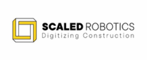 SCALED ROBOTICS Digitizing Construction Logo (EUIPO, 13.01.2021)