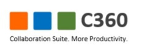 C360 Collaboration Suite. More Productivity. Logo (EUIPO, 30.09.2022)