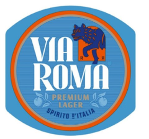 VIA ROMA PREMIUM LAGER SPIRITO D'ITALIA Logo (EUIPO, 27.09.2023)