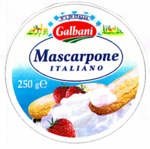 Nº1 IN ITALIA Galbani Mascarpone ITALIANO Logo (EUIPO, 03/27/1998)