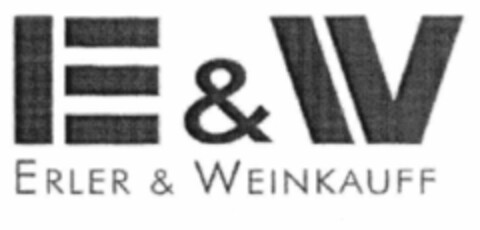 E & W ERLER & WEINKAUFF Logo (EUIPO, 27.11.2001)
