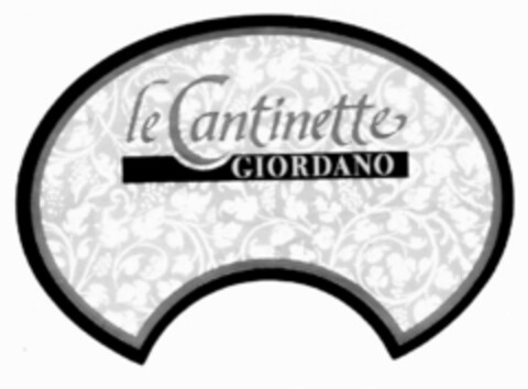 le Cantinette GIORDANO Logo (EUIPO, 18.06.2002)