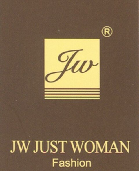 Jw JW JUST WOMAN Fashion Logo (EUIPO, 11/15/2007)