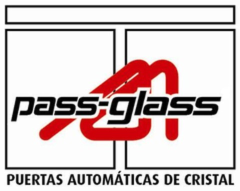 pass-glass PUERTAS AUTOMÁTICAS DE CRISTAL Logo (EUIPO, 01/10/2008)