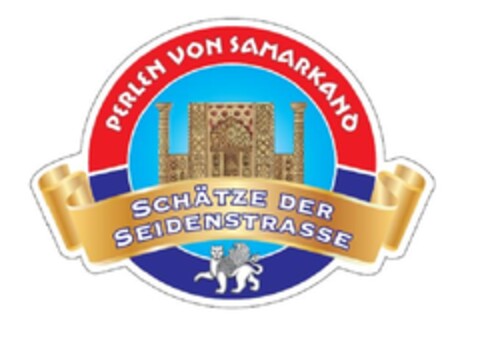 PERLEN VON SAMARKAND
SCHÄTZE DER SEIDENSTRASSE Logo (EUIPO, 30.12.2009)