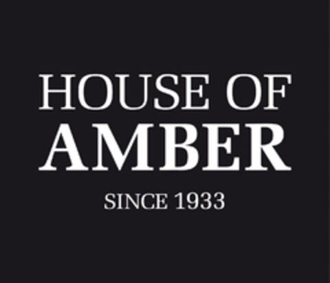 HOUSE OF AMBER SINCE 1933 Logo (EUIPO, 28.03.2012)