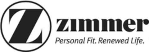 Z zimmer Personal Fit. Renewed Life. Logo (EUIPO, 09.04.2013)
