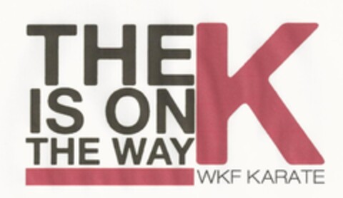 THE IS ON THE WAY K WKF KARATE Logo (EUIPO, 05.07.2013)