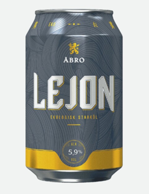 EKO ÖL ÅBRO LEJON EKOLOGISK STARKÖL ALK 5,9 % VOL Logo (EUIPO, 26.10.2015)