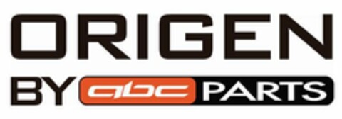 ORIGEN BY ABC PARTS Logo (EUIPO, 17.12.2018)