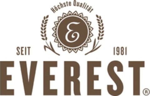 Höchste Qualität SEIT 1981 EVEREST Logo (EUIPO, 03/23/2022)