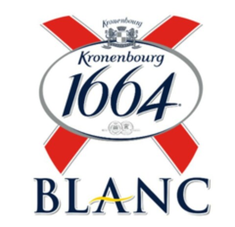 Kronenbourg 1664 BLANC Logo (EUIPO, 08.04.2022)