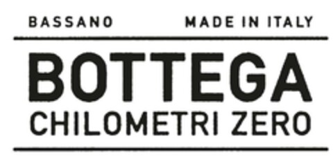 BASSANO MADE IN ITALY BOTTEGA CHILOMETRI ZERO Logo (EUIPO, 08.02.2023)