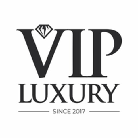 VIP LUXURY SINCE 2017 Logo (EUIPO, 10.11.2023)