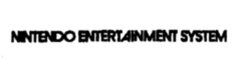 NINTENDO ENTERTAINMENT SYSTEM Logo (EUIPO, 04/01/1996)