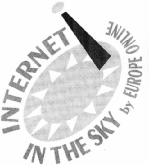 INTERNET IN THE SKY by EUROPE ONLINE Logo (EUIPO, 12.04.1999)