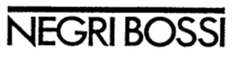 NEGRI BOSSI Logo (EUIPO, 05/20/1999)