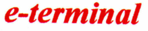 e-terminal Logo (EUIPO, 17.08.1999)