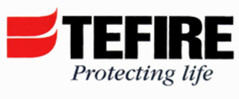 TEFIRE Protecting life Logo (EUIPO, 10/19/2000)