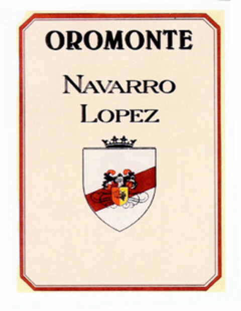 OROMONTE NAVARRO LOPEZ Logo (EUIPO, 05.12.2002)