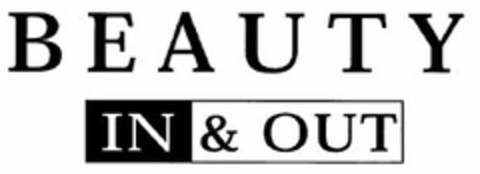 BEAUTY IN & OUT Logo (EUIPO, 02/07/2005)