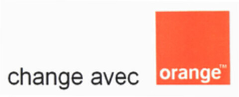 change avec orange Logo (EUIPO, 11/05/2010)