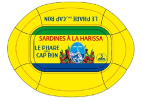 SARDINES À LA HARISSA LE PHARE DU CAP BON Logo (EUIPO, 15.06.2011)