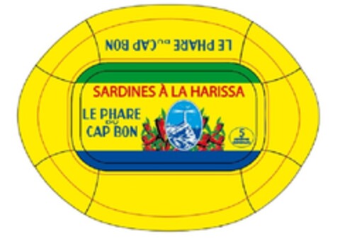 SARDINES À LA HARISSA LE PHARE DU CAP BON Logo (EUIPO, 06/15/2011)