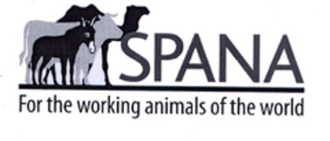 SPANA For the working animals of the world Logo (EUIPO, 26.08.2011)