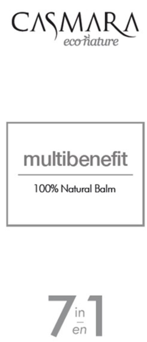 CASMARA econature multibenefit 100% Natural Balm 7 in en 1 Logo (EUIPO, 06.10.2017)