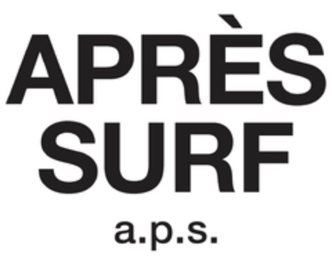 APRÈS SURF a.p.s. Logo (EUIPO, 05/24/2018)