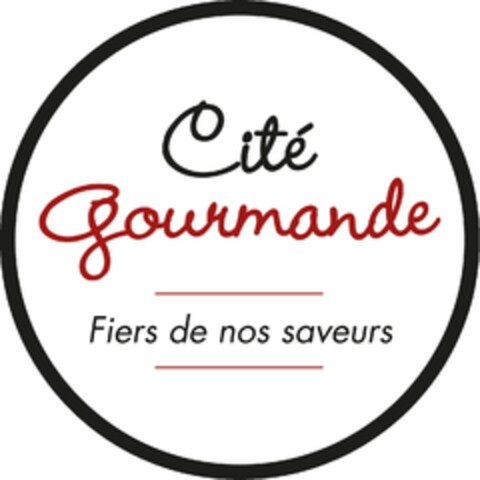 Cité Gourmande Fiers de nos saveurs Logo (EUIPO, 12/20/2018)