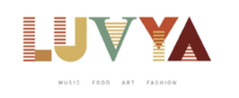 LUVYA MUSIC FOOD ART FASHION Logo (EUIPO, 28.01.2020)