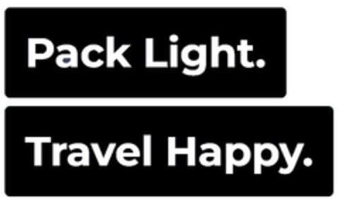 Pack Light. Travel Happy. Logo (EUIPO, 04/22/2022)