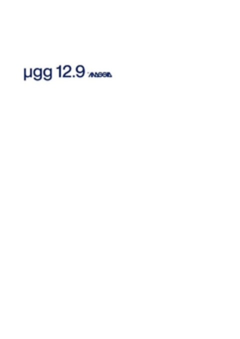 μgg 12.9 BY MAGGIA Logo (EUIPO, 05/16/2022)