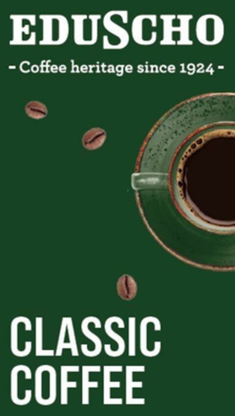 EDUSCHO - Coffee heritage since 1924 - CLASSIC COFFEE Logo (EUIPO, 06/08/2023)