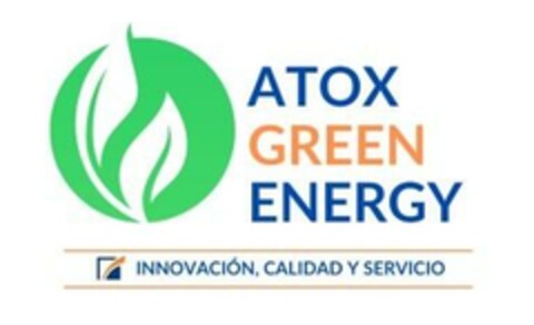 ATOX GREEN ENERGY INNOVACIÓN, CALIDAD Y SERVICIO Logo (EUIPO, 21.06.2024)