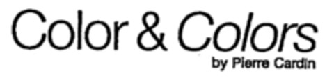 Color & Colors by Pierre Cardin Logo (EUIPO, 10/30/1996)