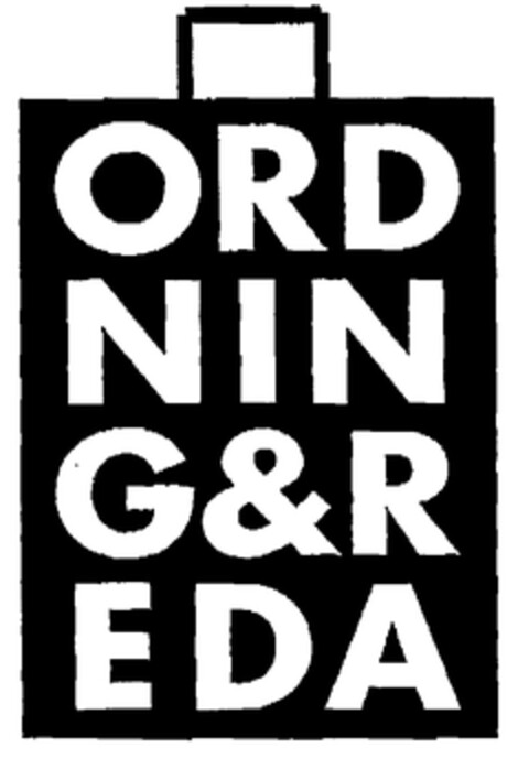 ORDNING & REDA Logo (EUIPO, 12.12.1997)