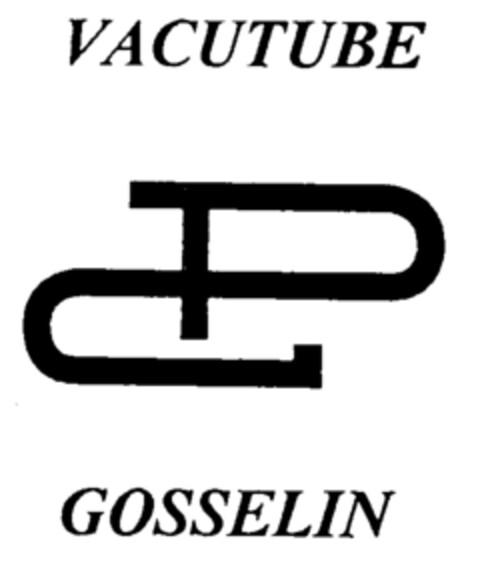 VACUTUBE GOSSELIN Logo (EUIPO, 25.06.1998)