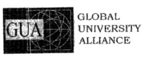 GUA GLOBAL UNIVERSITY ALLIANCE Logo (EUIPO, 06.12.2000)