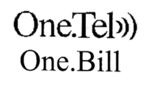 One.Tel One.Bill Logo (EUIPO, 24.01.2002)